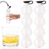 New Ice Hockey Ice Box Molds Sphere Round Ball Ice Cube Makers Bar Party Kitchen Whiskey Cocktail DIY Ice Cream Moulds Ice Mould 6