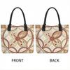  Bohemian Pattern Tote Bag Large Capacity Casual Shoulder Bag for Daily Use