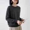 Women's Autumn Cable Knit Round Neck Pullover Sweater