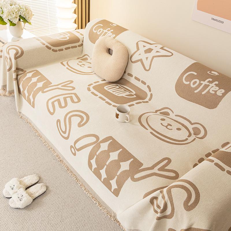 

Полотенце для дивана из шенилла Four Seasons All-Inclusive Чехол для дивана Пылезащитный чехол для дивана из цельной ткани с защитой от царапин 180*130cm