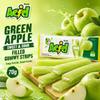 Bomboane Gummy YEM cu Aromă de Măr, Fâșii Lungi Umplute 70g | Gust proaspăt de măr dulce, textură gomoasă elastică, umplutură fructată la interior