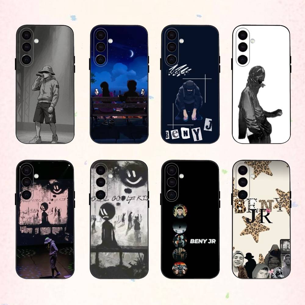 COOL B-BENY JR Rapper phone Case For Samsung Galaxy A73,A72,A71,A70,A53,A52,A51,Others Soft Black Shell