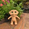 Resin Flower Pot Cute Troll Planter, Decorative Flowerpot, Novelty Plant for Succulents Indoor Outdoor Decoration, Unique Gift Idea Planter