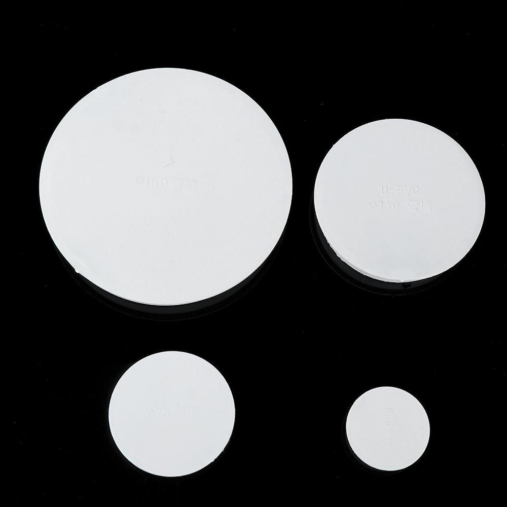 3/5/10pcs Useful Hardware Round Hose End Connectors Fall Tube Insert Plugs PVC Pipe Cap Decor Covers
