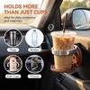 Collapsible Car Door Mount Cup Holder Foldable Drink Storage Rack Car Beverage Holder  Coffee Cup