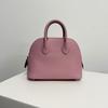 Sac Bandoulière Mini Coquille en Cuir de Vachette Evercolor Importé Polyvalent Sac pour Femme en Cuir de Vachette Première Couche Sac de Bowling