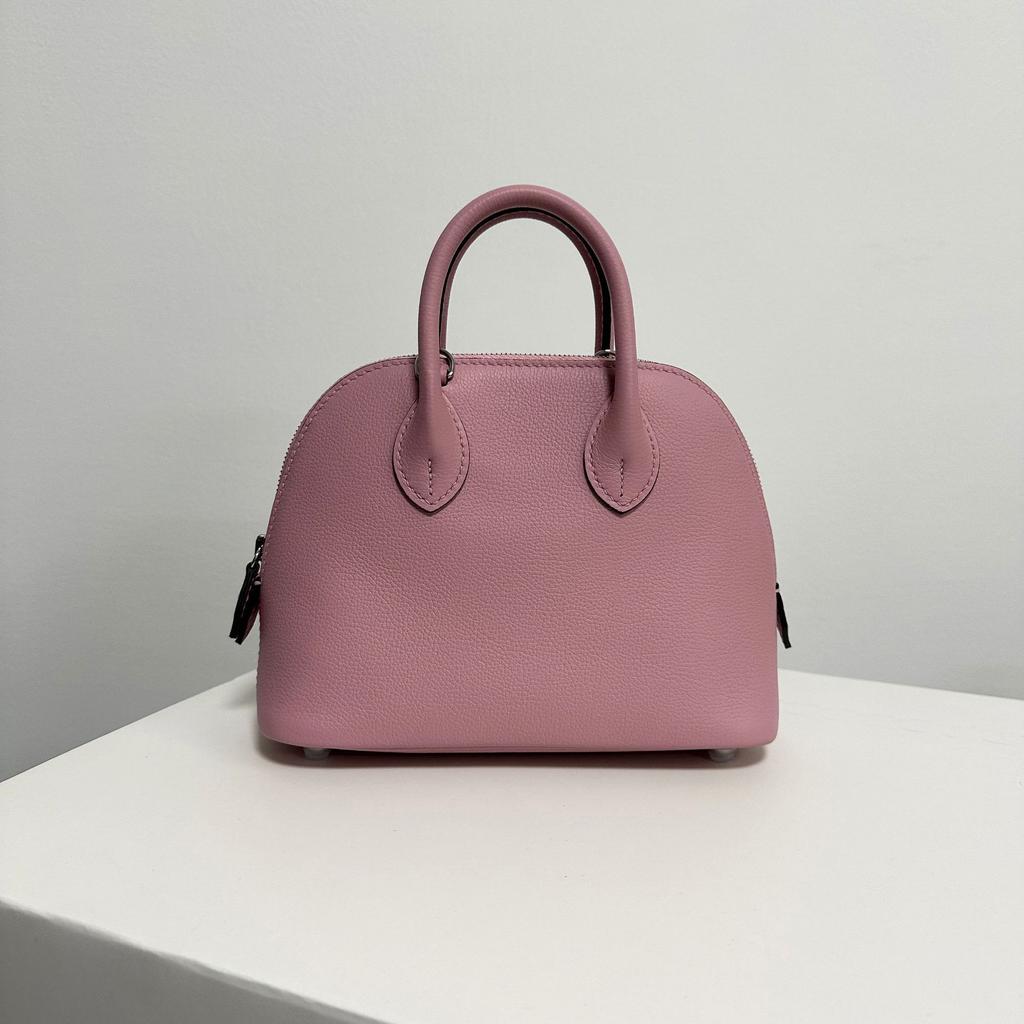 Sac Bandoulière Mini Coquille en Cuir de Vachette Evercolor Importé Polyvalent Sac pour Femme en Cuir de Vachette Première Couche Sac de Bowling