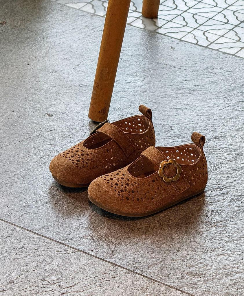 2026 Spring/Summer Kids' Retro Korean Style Soft Sole Princess Shoes