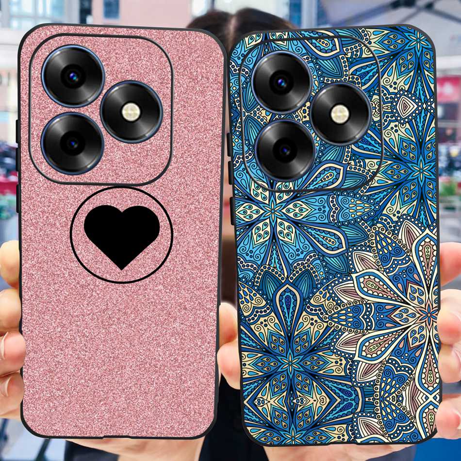 For Itel S23 Plus S681LN case itel S23 S665L Fashion Elegant Painted Soft Silicone TPU Phone Back Cover For Itel S23+ S23Plus
