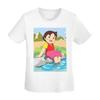 Heidi Feet In The Water TShirt Women Short Sleeve T Shirts ONeck Clothing Cotton Summer Tees Streetwear