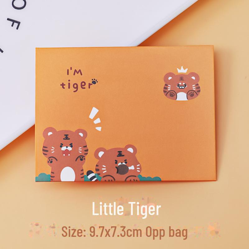 "Kreslená obálka skládací blahopřání k narozeninám studentských dětí, vzkaz, vyznání Tanabata a požehnání"