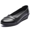 Soft leather single shoes casual shoes women's leather shoes new comfortable middle-aged shoes
