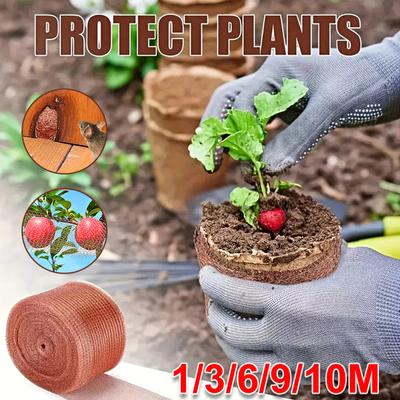 1 Rolle Drahtgeflecht Gartenschutz Reines Kupfer gefülltes Drahtgitter Schutz von Pflanzen Mehrere Optionen verfügbar