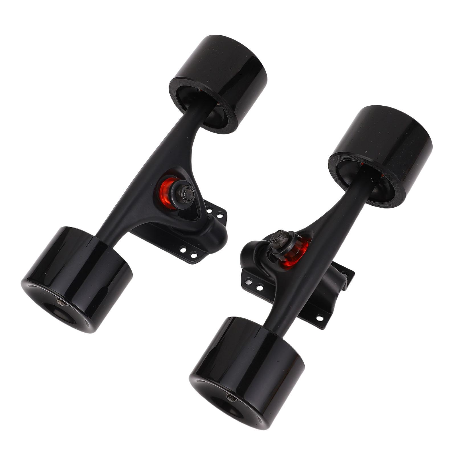 

2pcs 7 Inch Skateboard Trucks with Wheels 65x51mm Longboard Trucks Wheels Combo Set Aluminum Alloy