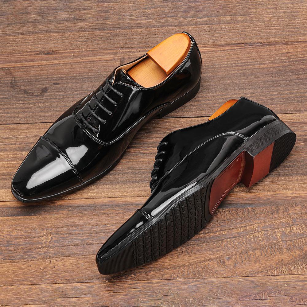 Fashionable  comfortable social men's shoes Oxford gentlemen's formal men dress shoes