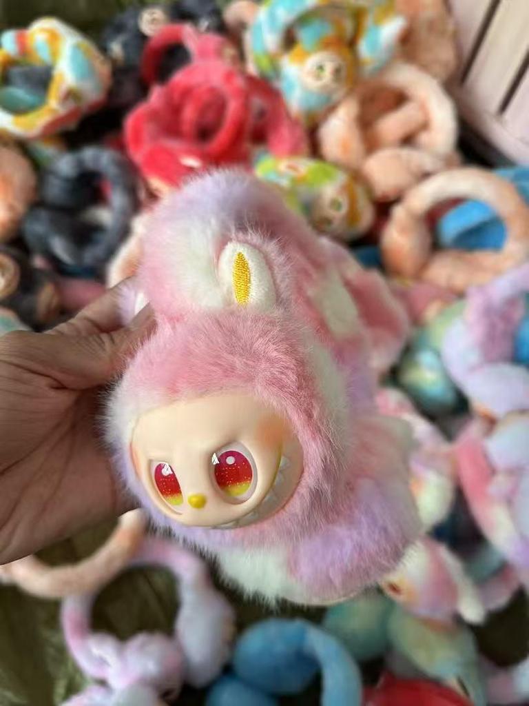 Labubu Fleece-Lined Windproof Children's Cartoon Earmuffs