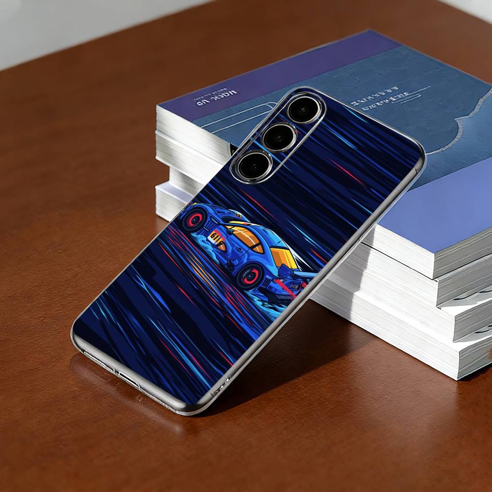 Drift Sports Car Male Mens Phone Case For SamsungA10,12,20,21S,30,31,40,50,51,52,70,71 Transparent Cover