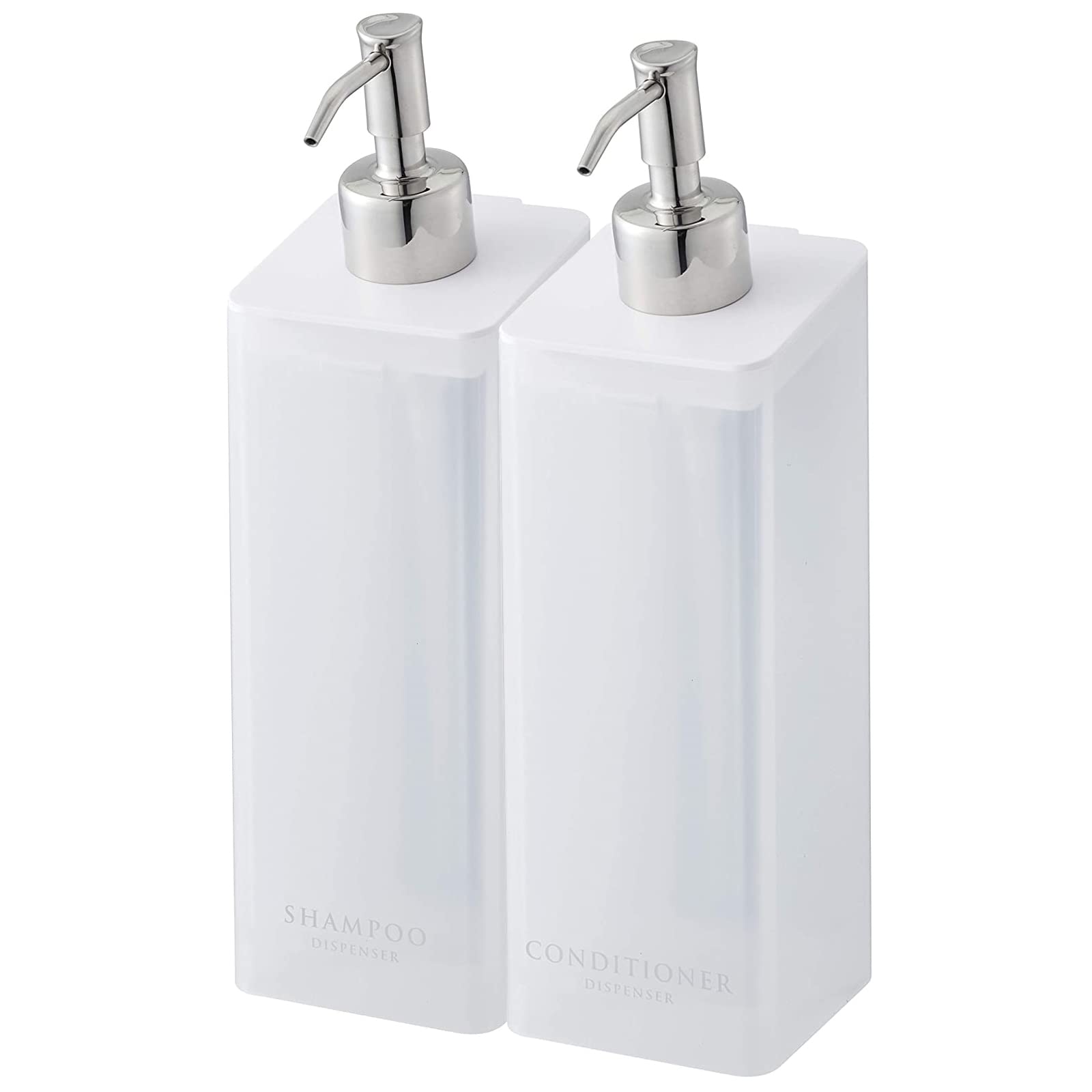 

Магнитный дозатор Yamazaki Jitsugyo MIST для магнитной заполнения бутылки шампуня и кондиционера, прозрачный, 4485, 4486, двухсторонний [Набор 2]