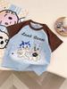 2026 Summer Cartoon Kids' Short-Sleeve Two-Piece Set