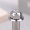 Titanium Alloy Flange Head Screw M6M8M10 Motorcycle, Car Modification, Weight Reduction, External Hexagonal Screw