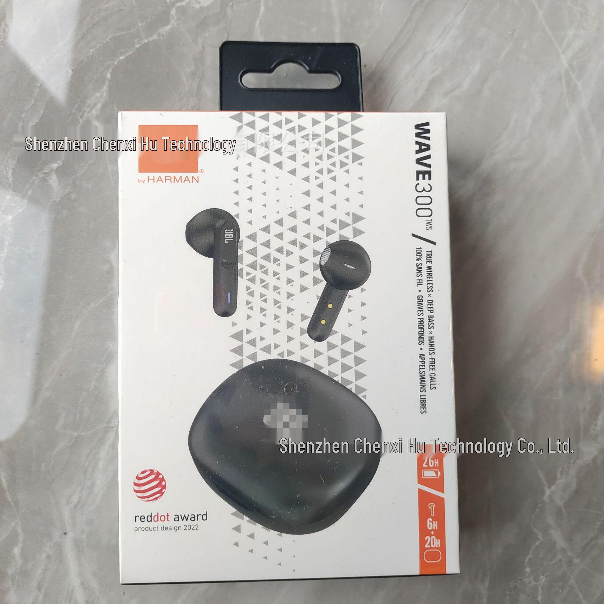 

WAVE300TWS Wireless Bluetooth Headset with Stereo and Call Support білий