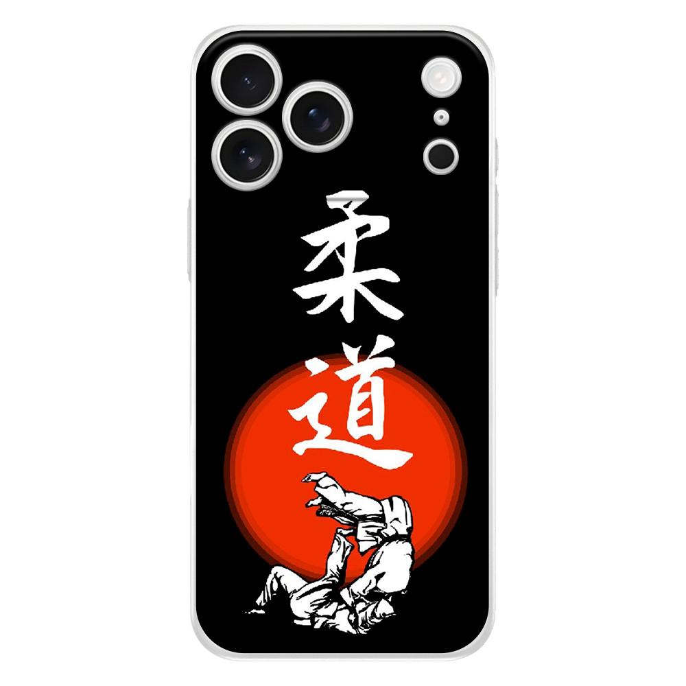 Soft Clear Phone Case For iPhone 17 Air 16E 16 11 15 14 Pro MAX 12 13 7 8 Plus SE Easter Cover Protection Japanese Martial Judo
