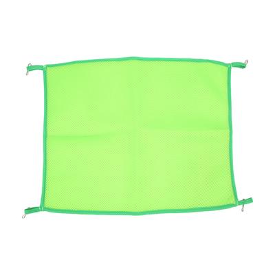 Pet Cage Hammock Breathable Cool Hanging Pet Summer Mesh Bed for Cat Guinea Pig HamsterGreen 32x32cm
