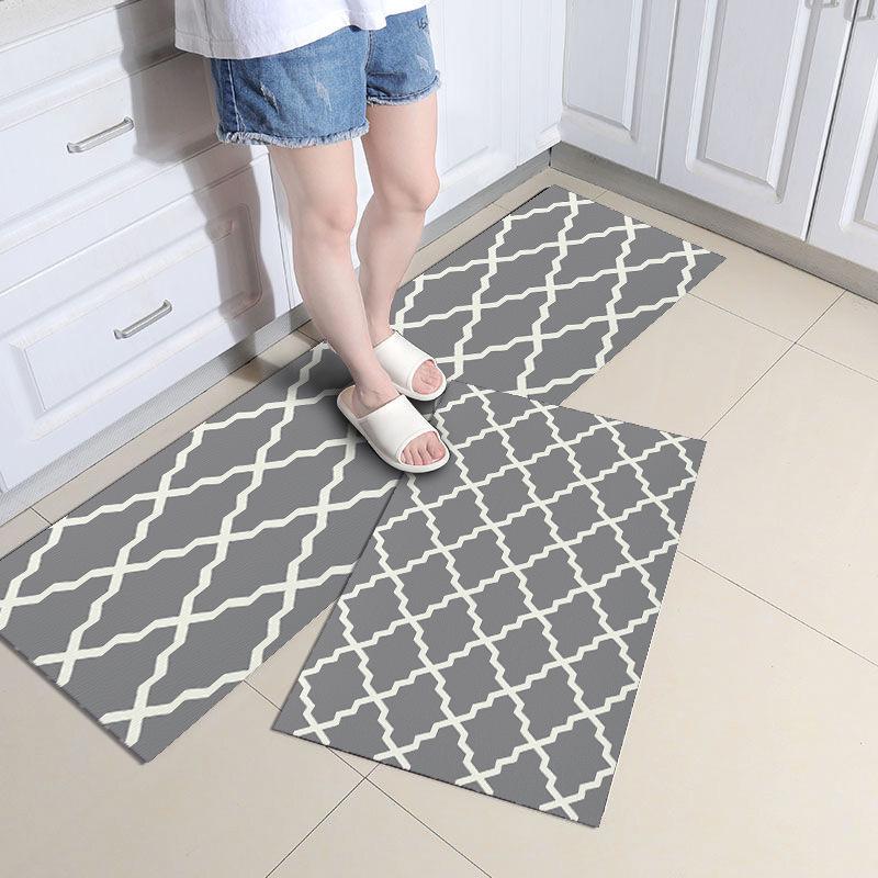 Quick-Dry Minimalist Diatomaceous Earth Floor Mat - Water Absorbent, Stain/Wear Resistant, Easy Clean, Non-Slip for Home and Kitchen