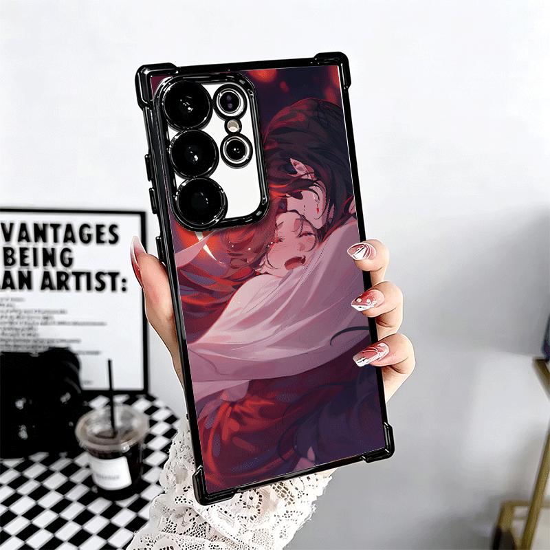 Heaven Official's Blessing Anime Plating Phone Case For Samsung Galaxy S24 S25 FE S26 Edge S23 Ultra S22 S21 Plus S20 Anti-Fall