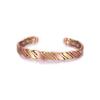 Braccialetti in Rame Intrecciato Vinterly per Donna Colore Oro Rosa Salute Energia Rame Magnetico Braccialetti a Bracciale Regolabili & Bangles