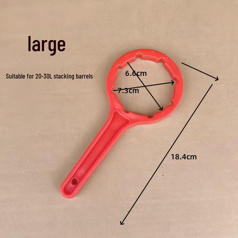Stacking Barrel Screw Cap and Oil Drum Lid Opener - Plastic Bucket, Waterproof Barrel, Engine Oil Barrel Opener Tool. Barrel Opener