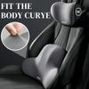 Auto Nackenkissen Memory-Schaum Schützende Lendenwirbel-Rückenstütze Atmungsaktives Auto Kopfstützenkissen Stressabbau Autositzkissen