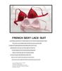 French Lace Push-Up Wireless Bra & Panty Set for Women - Sexy, High-end, Beautiful Back, Plus Size.