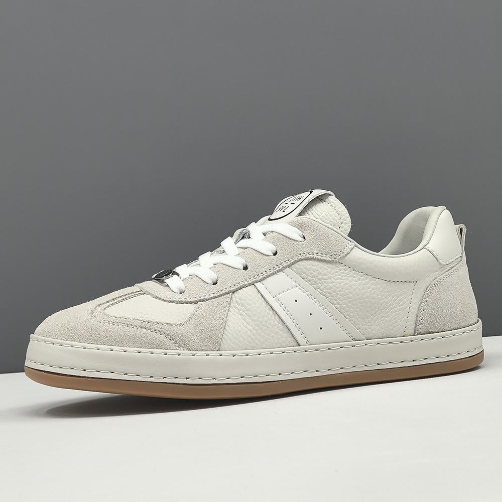 Кожаные кеды обувь нишевая повседневная обувь 38