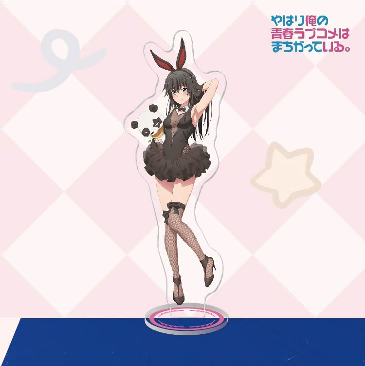 Anime My Youth Romantic Comedy Is Wrong Acrylic Stand Action Figure Toy PVC Desktop Stand Model Toys Gift