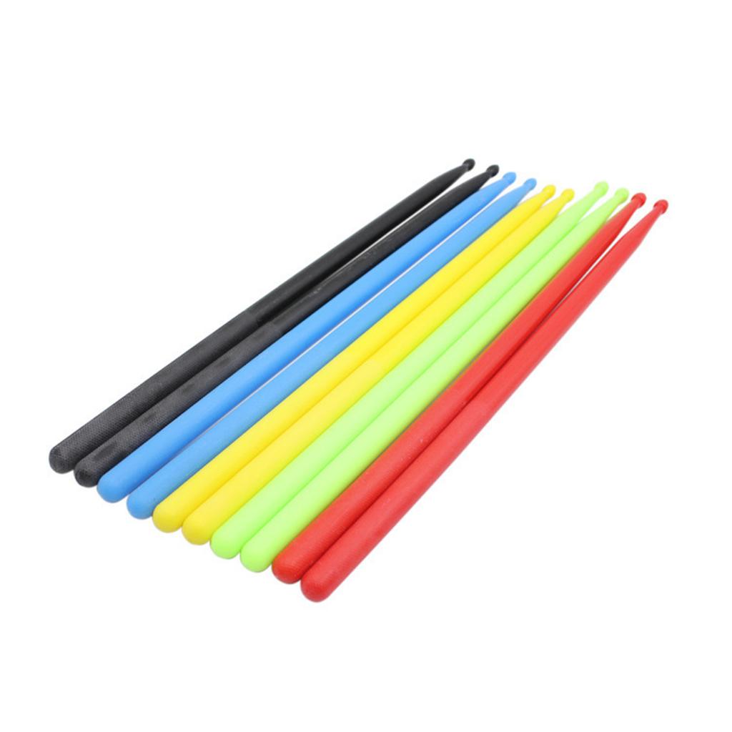 1 Pair Drum Sticks with Non-Slip Handle 5B Nylon Drumsticks for Kids Beginner Musical Instrument Percussion Accessory