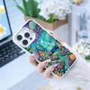 Whimsical Landscape Starry Night Phone Case For iPhone17, 16,15,14,13,12 Pro Max Black Candy Matte Shockproof Cover
