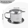 50/100ml Coffee Pot Accessories Coffee Maker Parts Stainless Steel Vietnamese Home Tool Drip Filter Infuser Vietnam Coffee Parts