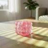 Maltose Pressure Relief Squeeze Toy 1Pcs Shining Cube Colored Soft Ball Suitable For All Age Group Daily Relax