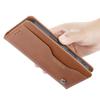 For iPhone 16 Pro Max Cell Phone Case Magnetic Closing PU Leather Stand Cover