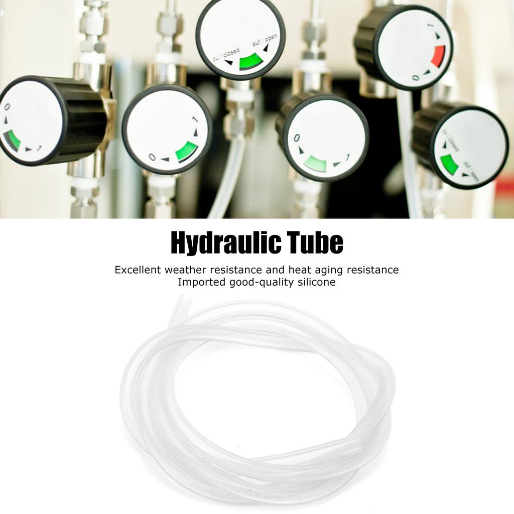 Peristaltic Pump Tube Silicone Hose Pipe Hydraulic Equipment Accessories Transparent 1 Meter