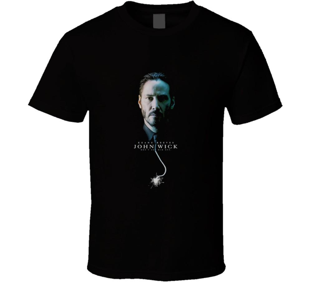John Wick Tshirt Keanu Reeves Action Movie Shirts