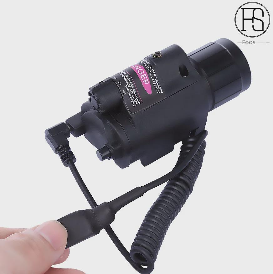 Taktische LED-Taschenlampe M6: Multifunktionales, starkes Licht mit Laser und 20-mm-Schienenintegration