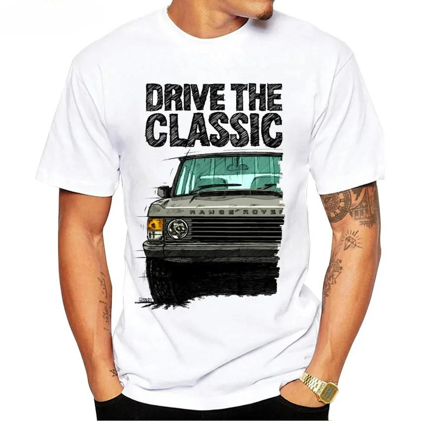 2025 new model Mens Short Sleeve TShirt Classic OffRoad Racing Shirt Car Design Harajuku White Casual Summer Casual Fashion T