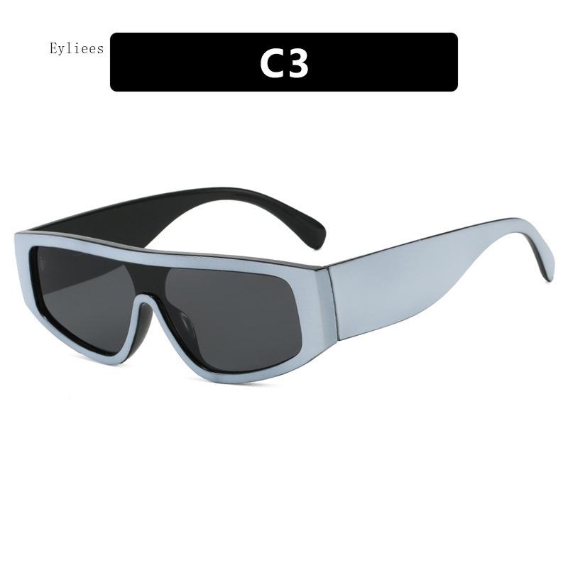 Retro Fashion Punk Cat Eye Sunglasses Women  Cool Luxury Brand Plastic Unisex Sun Glasses Black White Designer Shades Uv400