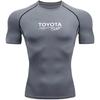 Toyota GR Gazoo Racing Team Summer Tight Fitness T-Shirt Men's Women's Fashion Sports Cycling Top for Active Wear