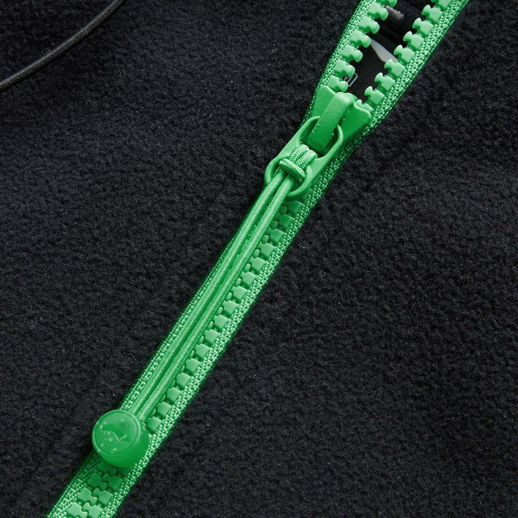 Li-Ning Comfortable Color Block Hooded Pullover Fleece Sweatshirt Women sweatshirt Black AWDU554-4