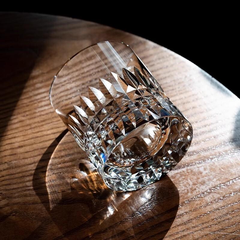 Pure Hand Engraving Old Fashion Tumbler Lowball Whisky Glass Classic Wheat Awn Figure Xo Liquor Wine Rocks Whiskey Cup Gift Box