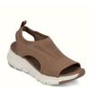 New Sandals Women's Autumn and Summer Mesh Thick-soled Foot Cover Fish Mouth Flying Weaving Casual Sports Large-size Women's Shoes