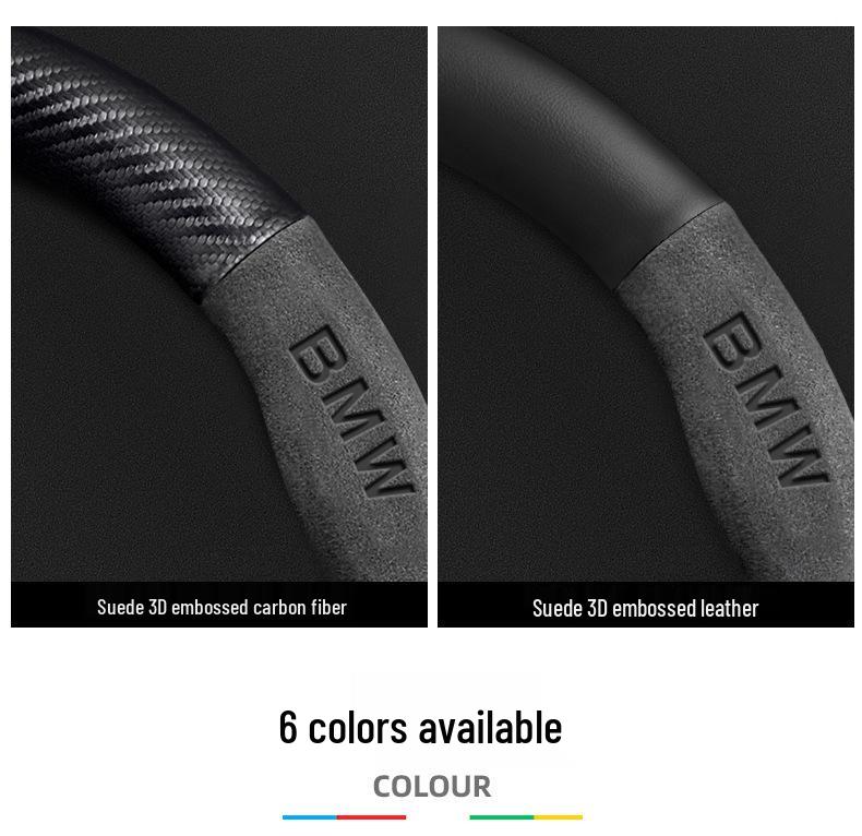 Kryt na volant pro BMW X3 2008-2025, Ultratenký semiš z uhlíkových vláken pro všechny řidiče